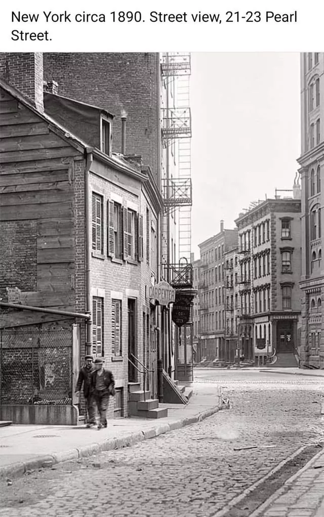 Vista aérea de Manhattan em 1900